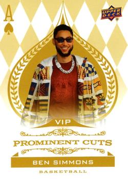 2022 Upper Deck National VIP Prominent Cuts #VIP-4 Ben Simmons Front