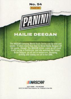2022 Panini National Convention Silver Packs #54 Hailie Deegan Back