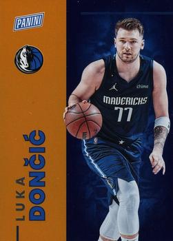 2022 Panini National Convention Silver Packs - National Orange #N8 Luka Doncic Front