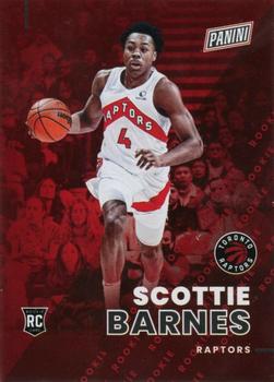 2022 Panini National Convention Silver Packs - Rookies Red #RC13 Scottie Barnes Front
