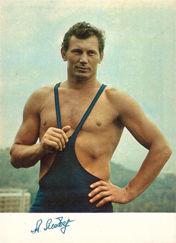 1973 Planeta Soviet Athletes Postcards #1 Alexander Medved Front