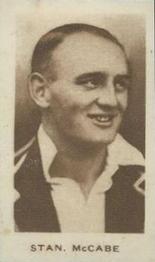 1934 MacRobertson's Australian Sporting Series Champions #44 Stan McCabe Front