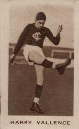 1934 MacRobertson's Australian Sporting Series Champions #63 Harry Vallence Front