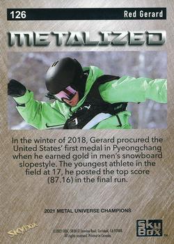 2021 SkyBox Metal Universe Champions - Copper #126 Red Gerard Back