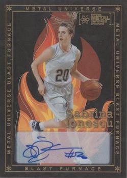 2021 SkyBox Metal Universe Champions - Blast Furnace Gold Autographs #BF-4 Sabrina Ionescu Front
