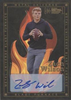 2021 SkyBox Metal Universe Champions - Blast Furnace Gold Autographs #BF-9 Zach Wilson Front