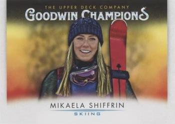 2021 Upper Deck Goodwin Champions - Blank Back #NNO Mikaela Shiffrin Front