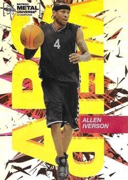 2021 SkyBox Metal Universe Champions - Arc Weld #AW-8 Allen Iverson Front