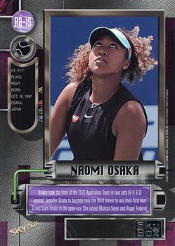 2021 SkyBox Metal Universe Champions - 1997-98 Retro #RB-15 Naomi Osaka Back