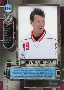 2021 SkyBox Metal Universe Champions - 1997-98 Retro #RB-20 Wayne Gretzky Back