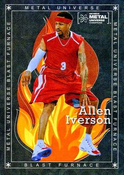 2021 SkyBox Metal Universe Champions - Blast Furnace #BF-12 Allen Iverson Front