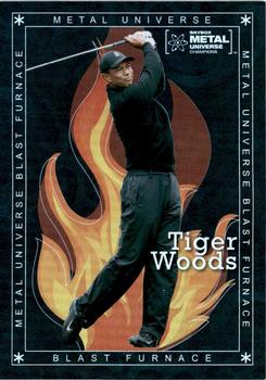 2021 SkyBox Metal Universe Champions - Blast Furnace #BF-20 Tiger Woods Front