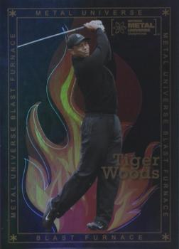 2021 SkyBox Metal Universe Champions - Blast Furnace Gold #BF-20 Tiger Woods Front