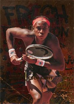 2021 SkyBox Metal Universe Champions - Fresh Foundation Copper #FF8 Coco Gauff Front