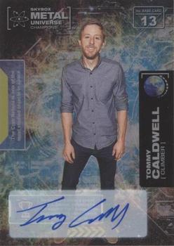 2021 SkyBox Metal Universe Champions - Base Silver Autographs #13 Tommy Caldwell Front