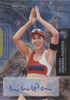 2021 SkyBox Metal Universe Champions - Base Silver Autographs #33 Melissa Humana-Paredes Front