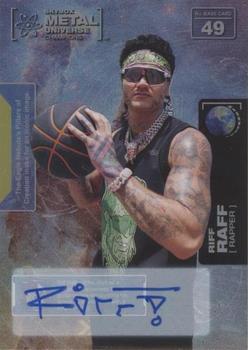 2021 SkyBox Metal Universe Champions - Base Silver Autographs #49 Riff Raff Front