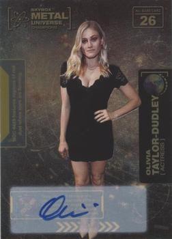 2021 SkyBox Metal Universe Champions - Base Gold Autographs #26 Olivia Taylor-Dudley Front