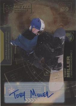2021 SkyBox Metal Universe Champions - Base Gold Autographs #39 Toby Miller Front