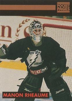 1992-94 Pocket Pages Cards - Free Samples #41 Manon Rheaume Front
