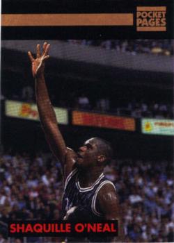 1992-94 Pocket Pages Cards - Free Samples #38 Shaquille O'Neal Front