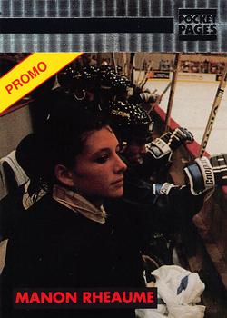 1992-94 Pocket Pages Cards - Free Samples #45 Manon Rheaume Front