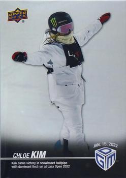 2022 Upper Deck Game Dated Moments - Silver #1 Chloe Kim Front