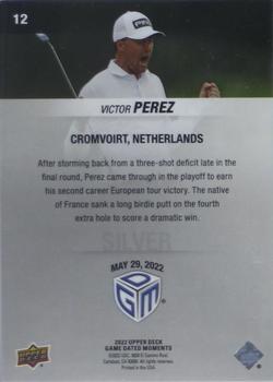 2022 Upper Deck Game Dated Moments - Silver #12 Victor Perez Back