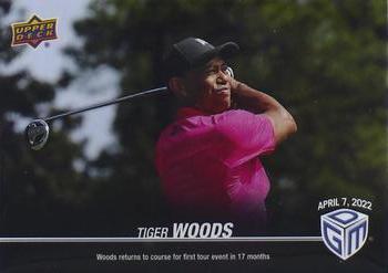 2022 Upper Deck Game Dated Moments - Photo Variants #8V Tiger Woods Front