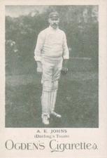 2001 The Nostalgia Classic Collection 1899 Ogdens Cricketers And Sportsmen (Reprint) #NNO Alfred Johns Front