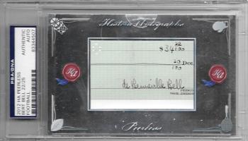 2012 Historic Autographs Peerless Edition #NNO Bert Bell Front