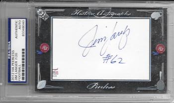 2012 Historic Autographs Peerless Edition #NNO Jim Langer Front