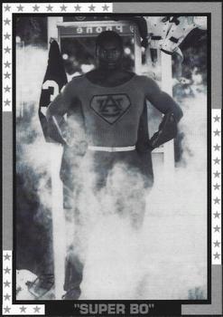 1990 Bo Jackson (Silver Stars & White Border) (unlicensed) #NNO 'Super Bo' Front