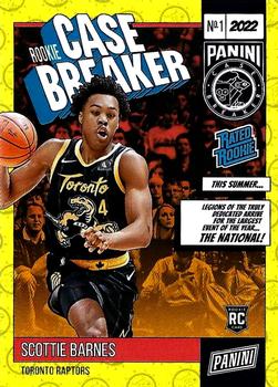 2022 Panini National Convention Case Breaker Rated Rookies #CB-RC10 Scottie Barnes Front