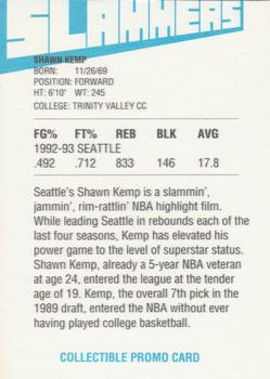 1994 Slammers (unlicensed) #NNO Shawn Kemp Back