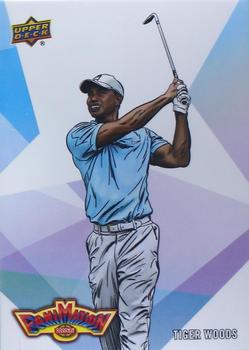 2021 Upper Deck Goodwin Champions - Fanimation #F-5 Tiger Woods Front
