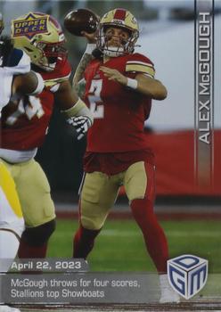 2023 Upper Deck Game Dated Moments #14 Alex McGough Front