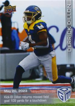 2023 Upper Deck Game Dated Moments #21 Derrick Dillon Front