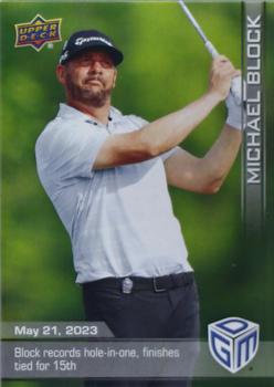 2023 Upper Deck Game Dated Moments #MB Michael Block Front