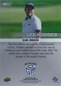 2023 Upper Deck Game Dated Moments #37 Lee Hodges Back