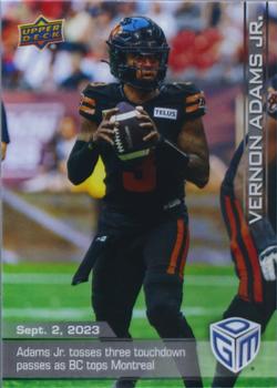 2023 Upper Deck Game Dated Moments #45 Vernon Adams Jr. Front