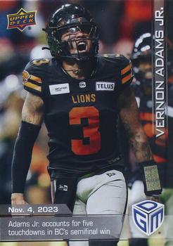 2023 Upper Deck Game Dated Moments #59 Vernon Adams Jr. Front