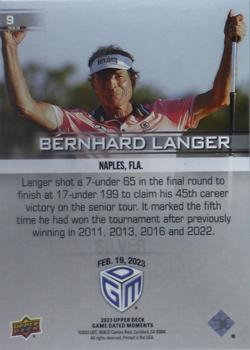 2023 Upper Deck Game Dated Moments - Silver #9 Bernhard Langer Back