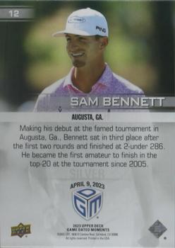2023 Upper Deck Game Dated Moments - Silver #12 Sam Bennett Back