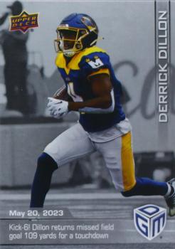 2023 Upper Deck Game Dated Moments - Silver #21 Derrick Dillon Front