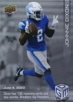 2023 Upper Deck Game Dated Moments - Silver #22 Johnnie Dixon Front