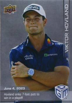 2023 Upper Deck Game Dated Moments - Silver #23 Viktor Hovland Front