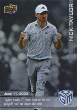 2023 Upper Deck Game Dated Moments - Silver #24 Nick Taylor Front