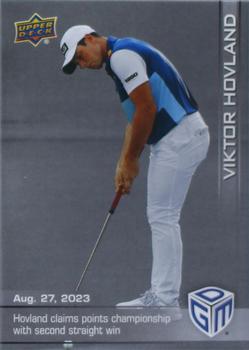 2023 Upper Deck Game Dated Moments - Silver #44 Viktor Hovland Front