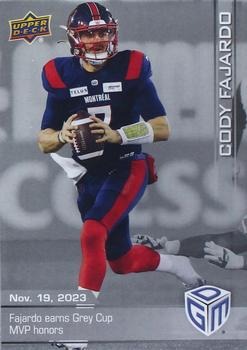 2023 Upper Deck Game Dated Moments - Silver #62 Cody Fajardo Front